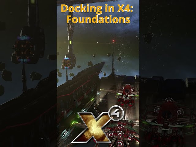 Have you tried docking in X4 Foundations the fast, quick and easy way #gaming #space #x4foundations