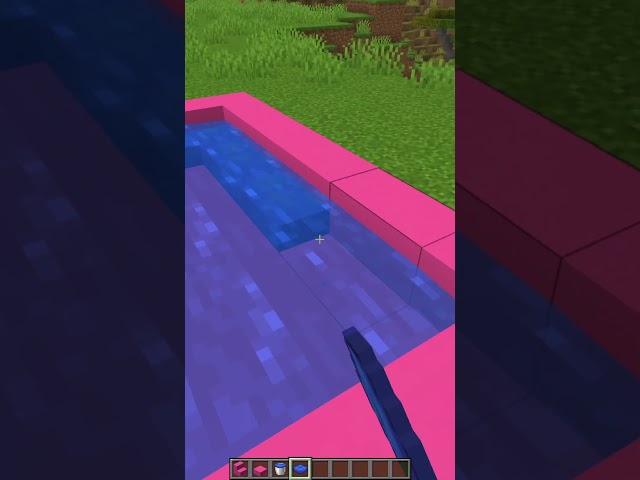 Realistic pool in Minecraft 😍 #minecraft #pool #foryou #buildingideas #tutorial