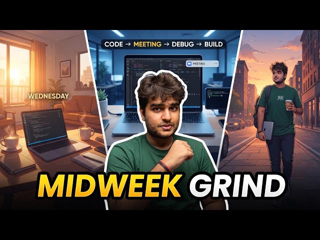 Midweek, Same Laptop, Different Story 💻 | A Wednesday in My Software Engineer Life