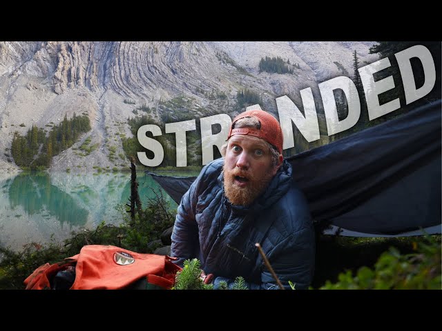 Emergency Overnight Survival Secret Glacier Lake Day 6 Of 30 Day Survival Challenge Canadian Rockies