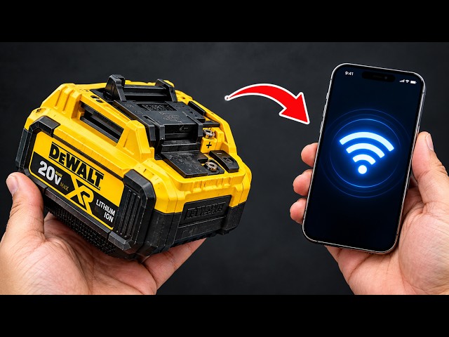 Never Buy Drill Batteries Again! Use a Phone and See What Happens!