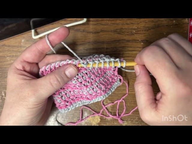 Double End Hook Tunisian Crochet “High Stitch”