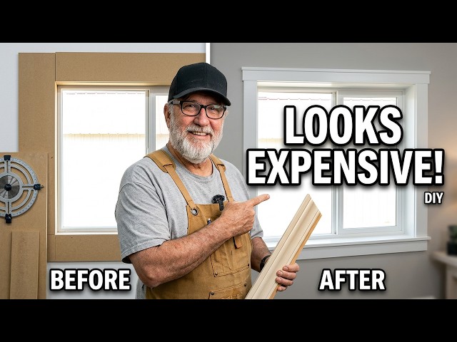 DIY Window Trim That Looks Expensive