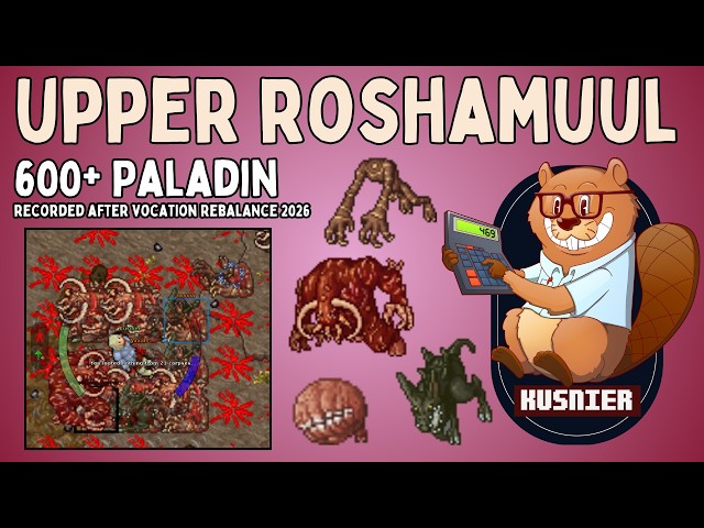 Upper Roshamuul (South + North) | 600+ Paladin | Tibia