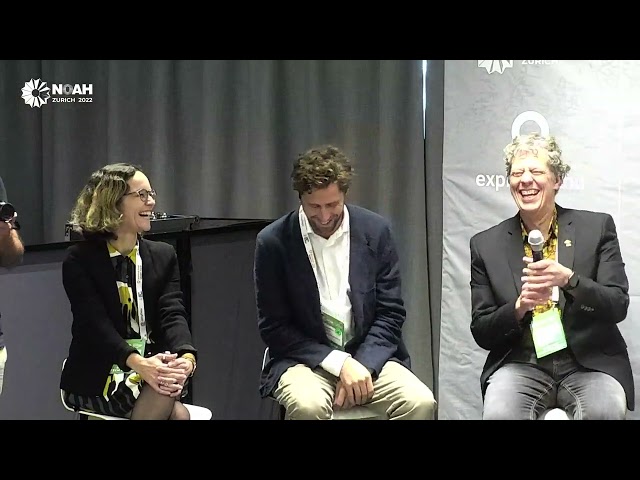 Panel: Fundación Regenerativa, CO₂ Operate, Ubá Sustainability Institute - NOAH22 Zurich