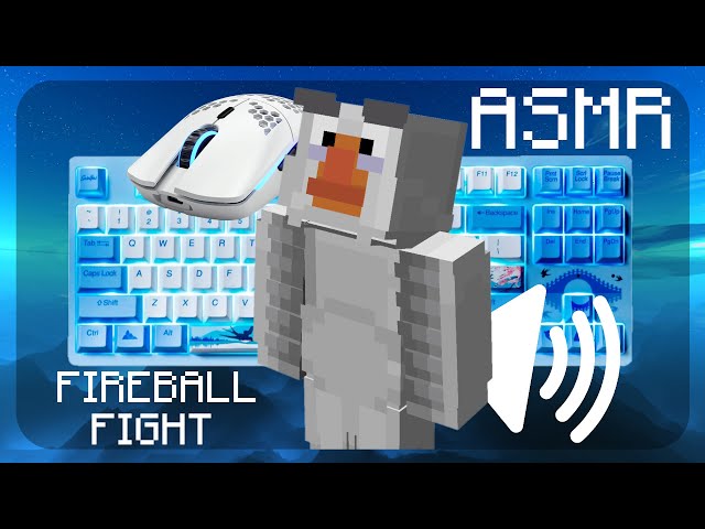 Keyboard + Mouse Sounds ASMR (Handcam) | Fireball Fight