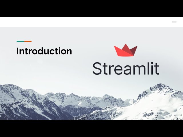 Streamlit Beginner Tutorial | Build Your First Interactive Web App in Python