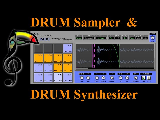 New Drum Sampler and Synthesizer PADS (Tukan Studios)