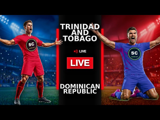 Trinidad and Tobago vs Dominican Republic LIVE | 3D Football Simulation