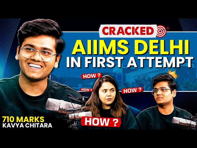 How to Crack NEET in 1 Attempt | NEET Topper Kavya’s Secret Strategy! 🚀🔥