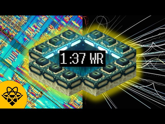 Minecraft, but my computer is inside a particle accelerator (and I get a world record)