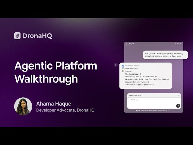 DronaHQ Agents: AI Agent Platform Walkthrough | Build & Deploy AI Agents