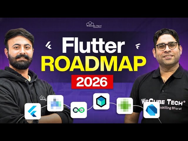 Flutter Roadmap 2026 | How to Start Learning & Become a Flutter Developer (Step-by-Step Guide)