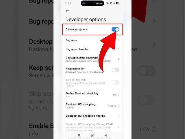 🔥Developer mode ko band kaise kare | How to disable developer mode | #short #developer