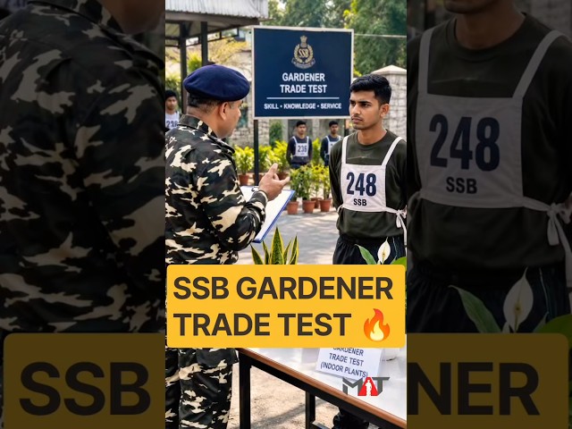 SSB Gardener Trade Test में क्या पूछा जाएगा? 🌱 | माली Trade Test पूरी जानकारी #Shorts
