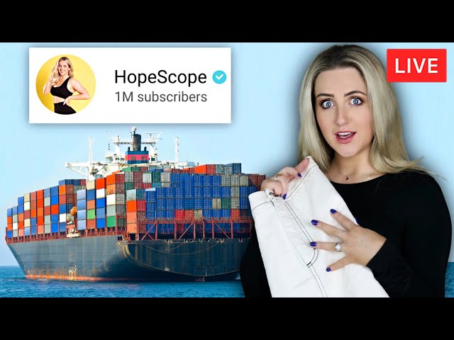Everything I KEPT from LOST CARGO 🔴 LIVE STREAM 🔴