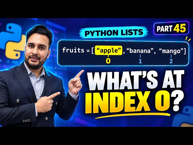 Python Lists Explained with a Real Example 🐍 | Python Tutorial