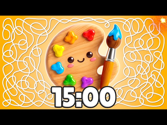15 Minute Timer 🎨🖌️✨ | Cozy Classroom Countdown!