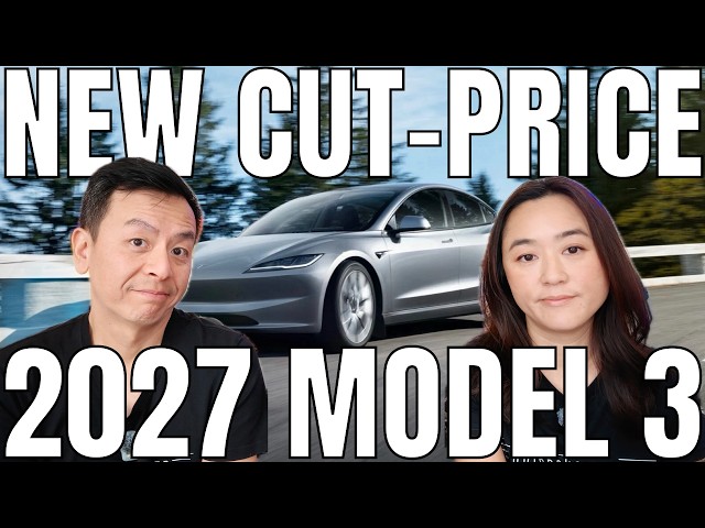 New 2027 Tesla Model 3 Rear Wheel Drive Entry Level Spec Walkthrough