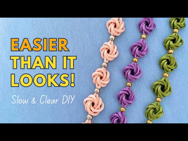 DIY ✨ Satin Cord Macrame Bracelet | Elegant Mandala Knot Bracelet with Satin Cord