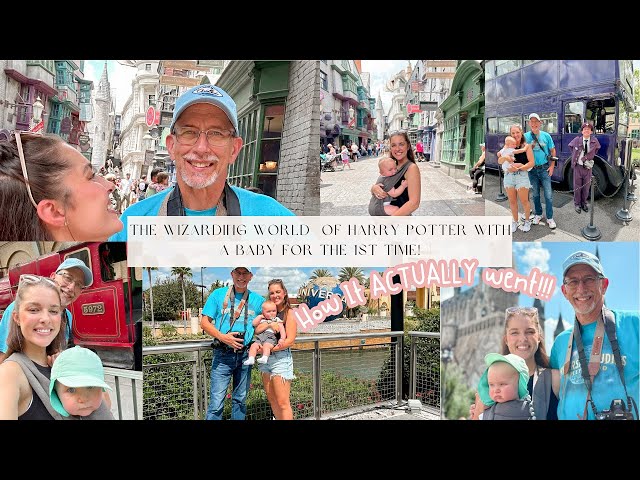 Our 8 Month Old Goes to THE WIZARDING WORLD OF HARRY POTTER for the 1ST TIME!