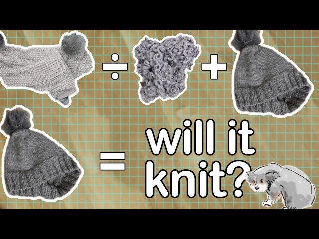 Knitting A Scarf Into A Hat!