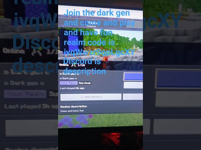 #minecraft #realm #skygen #dark gen