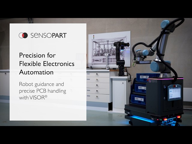 Compensating AGV Docking Tolerances in Electronics Assembly with VISOR®