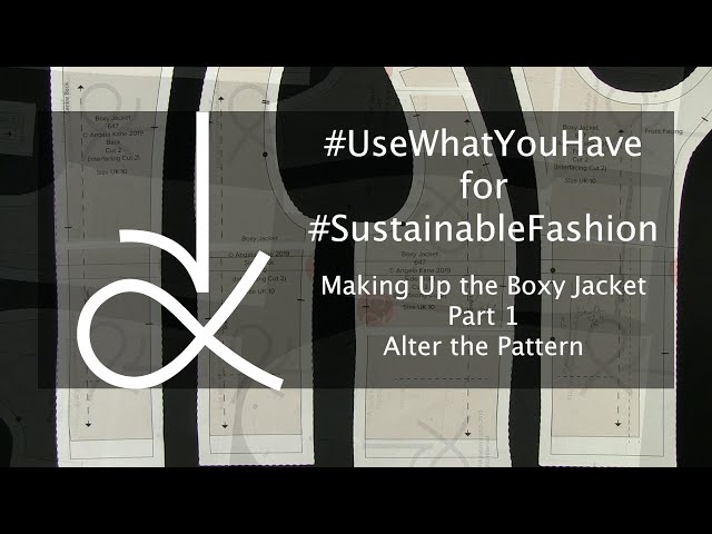 Boxy Jacket 647 Sewing Pattern - Using Up 1 Metre of Harris Tweed - Making Up Part 1