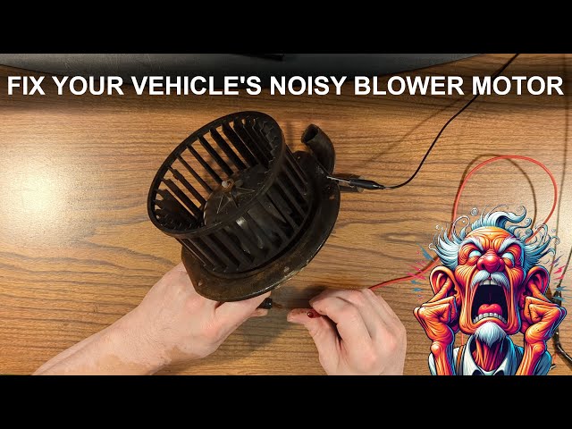 Vintage Blower Motor Teardown & Refurbish (Stop the Squeal!)