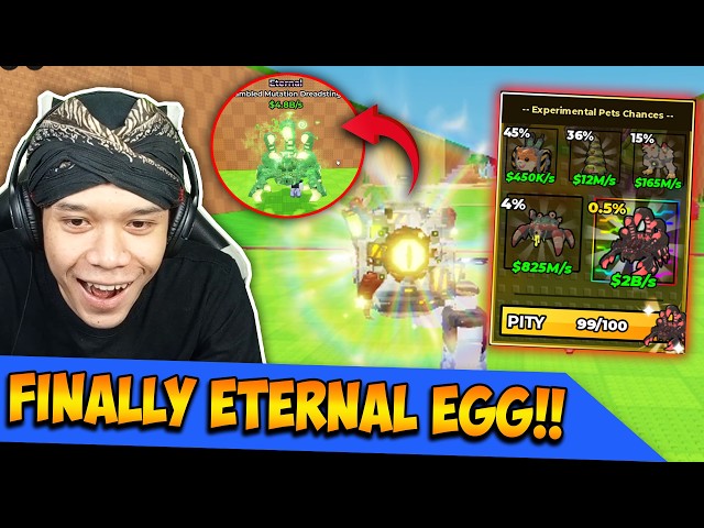 Akhirnya Aku Berhasil Mendapatkan Eternal Egg Experimental !!! Steal An Egg Roblox