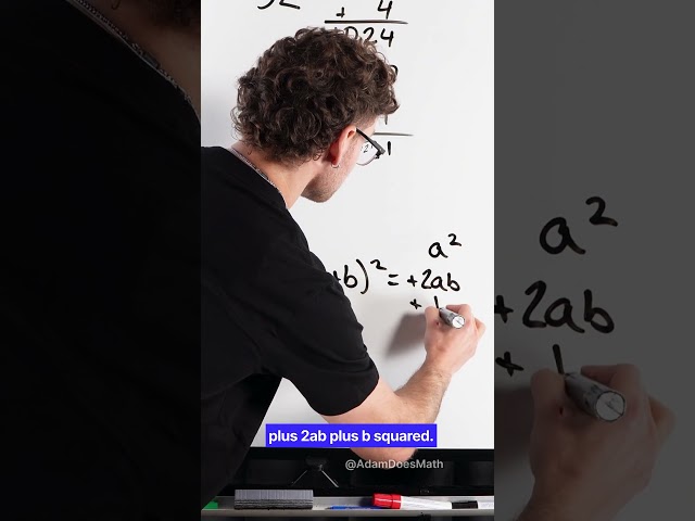 Quick Math Hack To Square Numbers [Math, Math for US, Math trick, AdamDoesMath, MyEdSpace]