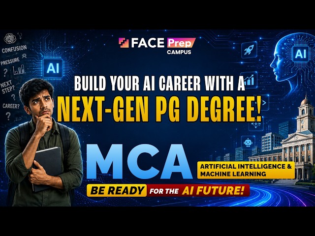 Finished Your Computer Science UG Degree? Confused About Your Future? MCA AI & ML Career Guide 2026