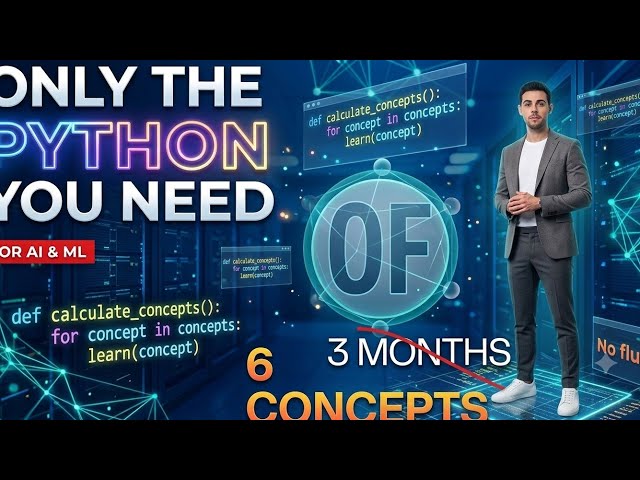 Python for AI & ML - Only What You Need To Know