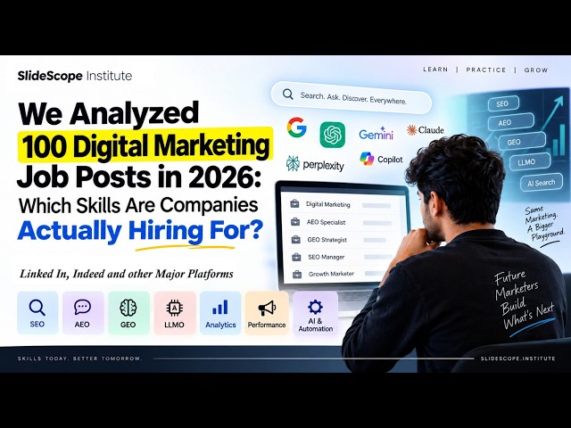 We Analyzed 100 Digital Marketing Job Posts in 2026: Which Skills Are Companies Actually Hiring For?