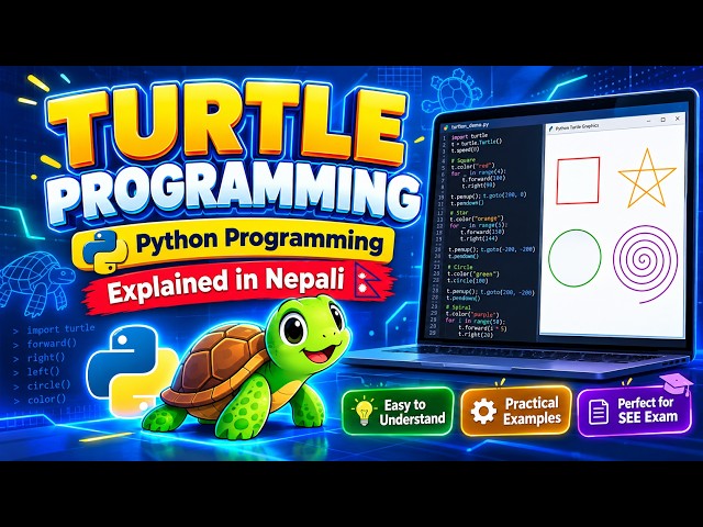 turtle programming class 10 part -1 | Class 10 computer | SEE computer Science
