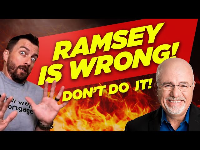 RAMSEY IS WRONG!! 4 Dave Ramsey Rules That COULD Make You BROKE 😱