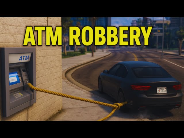 Free FiveM ATM Robbery V2 | Pull Atm from Wall | ESX, QBCore, QBox