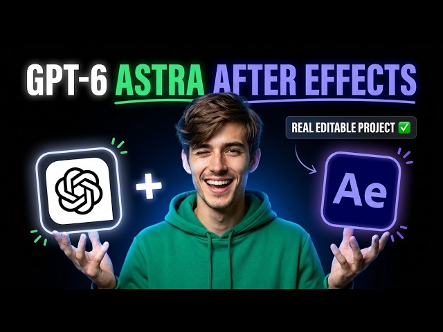 I Gave AI One Prompt… It Built This in After Effects