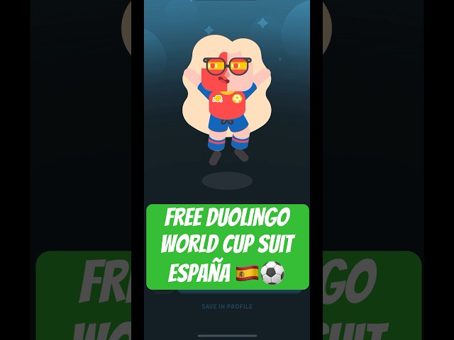 how I got the Duolingo Spain suit FREE #duolingo 🇪🇸