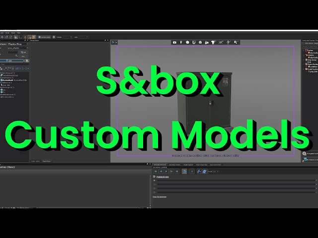 How To Make Custom Models In S&box (Static And Physics)
