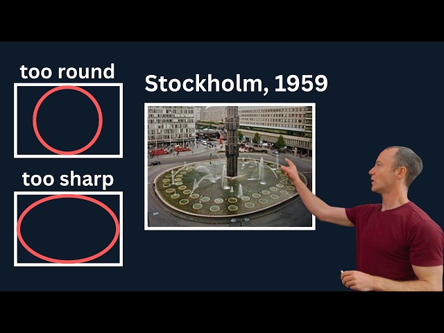 Stockholm couldn’t decide between a circle and a rectangle