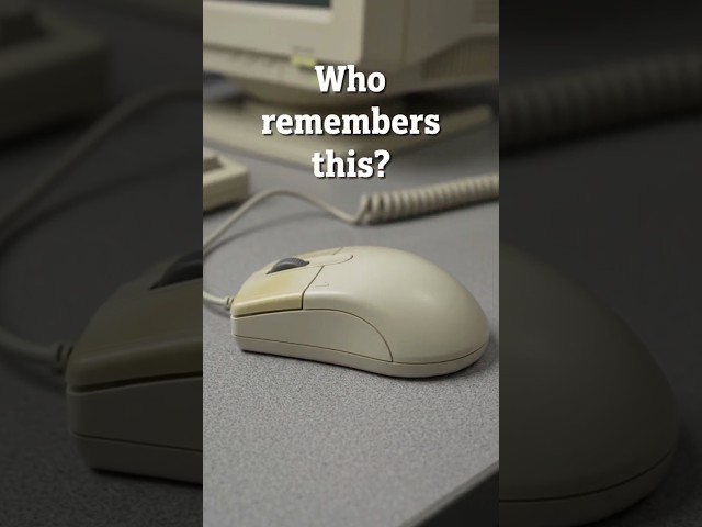 Old Trackball 🖲️ Mouse #shorts#youtubeshorts #retrotech90s #vintage #retro