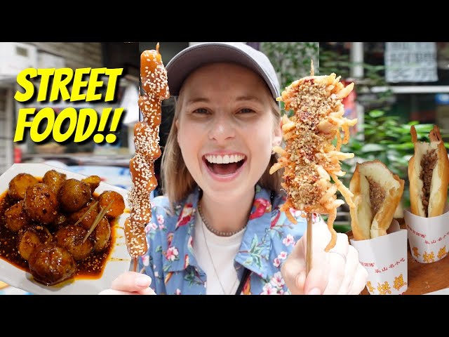 Street food HAUL in Leshan! This is heaven on earth!
