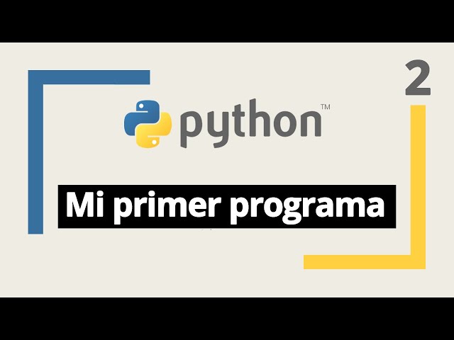 Python Course: 2. First Program