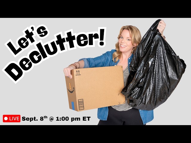 Need Tough Love & Motivation? Let’s Declutter Your Kitchen LIVE! 🔴🙌
