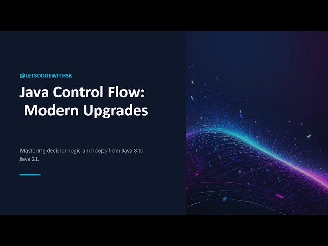 Java Tutorial EP4 | Control Statement | Modern Switch Case | Keyword when, yield