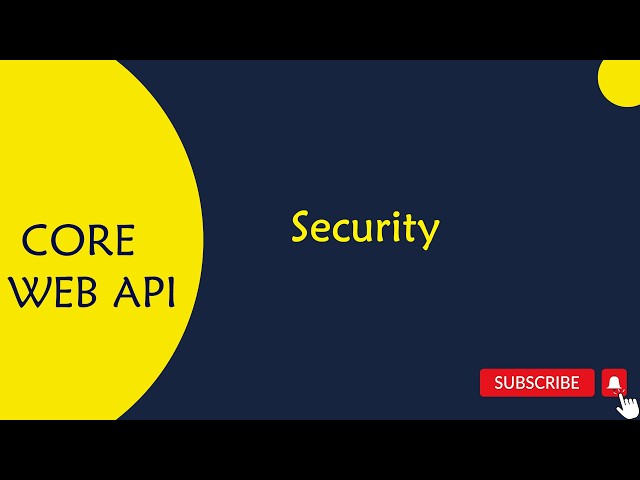 15. Security in ASP.NET Core Web API | Telugu Tutorial