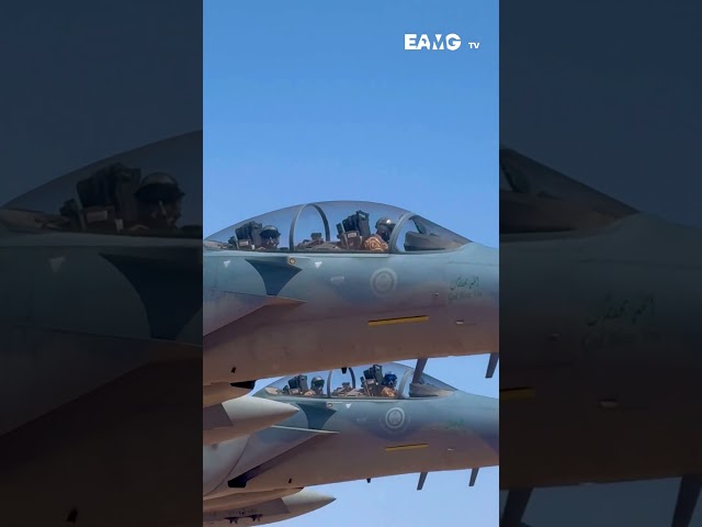 Air Force One Escorted by Saudi Jets: A Symbol of U.S.-Saudi Military Alliance | May 13, 2025"