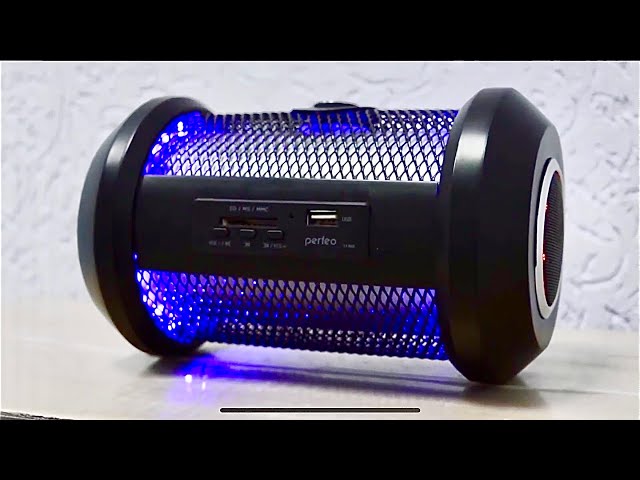 Made a portable bluetooth speaker with his own hands